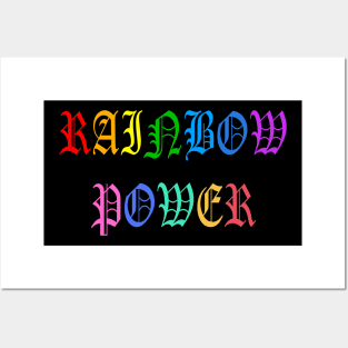 Rainbow Power Posters and Art